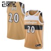 Barn Washington Wizards Tröja Alex Sarr Nike 2025-26 City Edition Gold Swingman